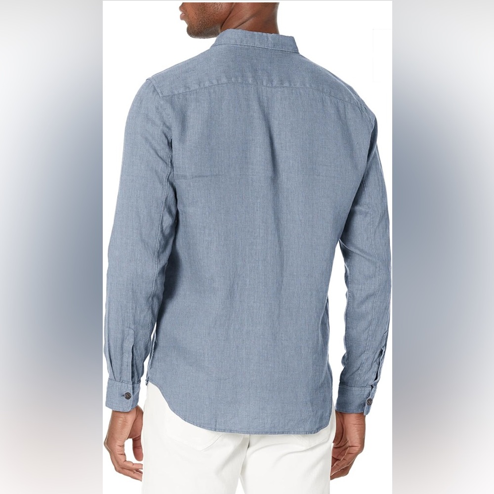 THEORY Summer Linen Irving Shirt perfect for summer wear day and night - Picture 2 of 9
